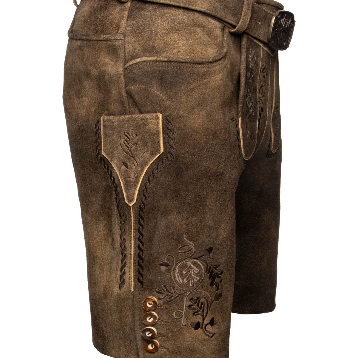 Spieth & Wensky Trachtenlederhose Gernot Herren (1-tlg) Trachtenlederhose, Trachtenhose, Bayerische Lederhose, Oktoberfest