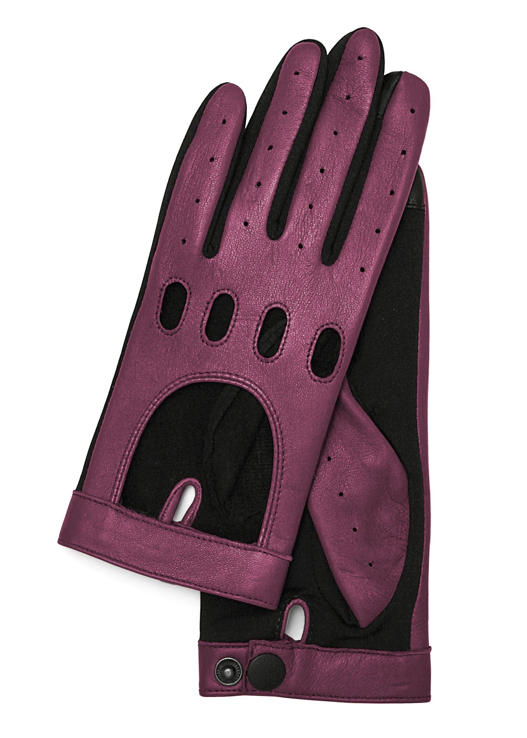 KESSLER Lederhandschuhe Mia mit Driver, Materialien Verarbeitung elastischen