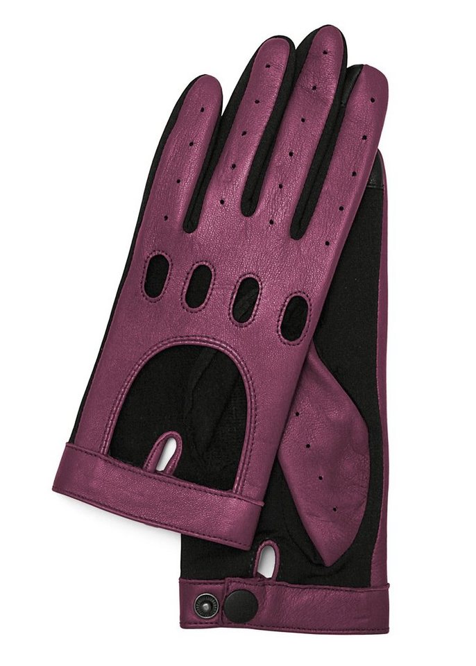 KESSLER Lederhandschuhe Mia Driver, Verarbeitung mit elastischen Materialien