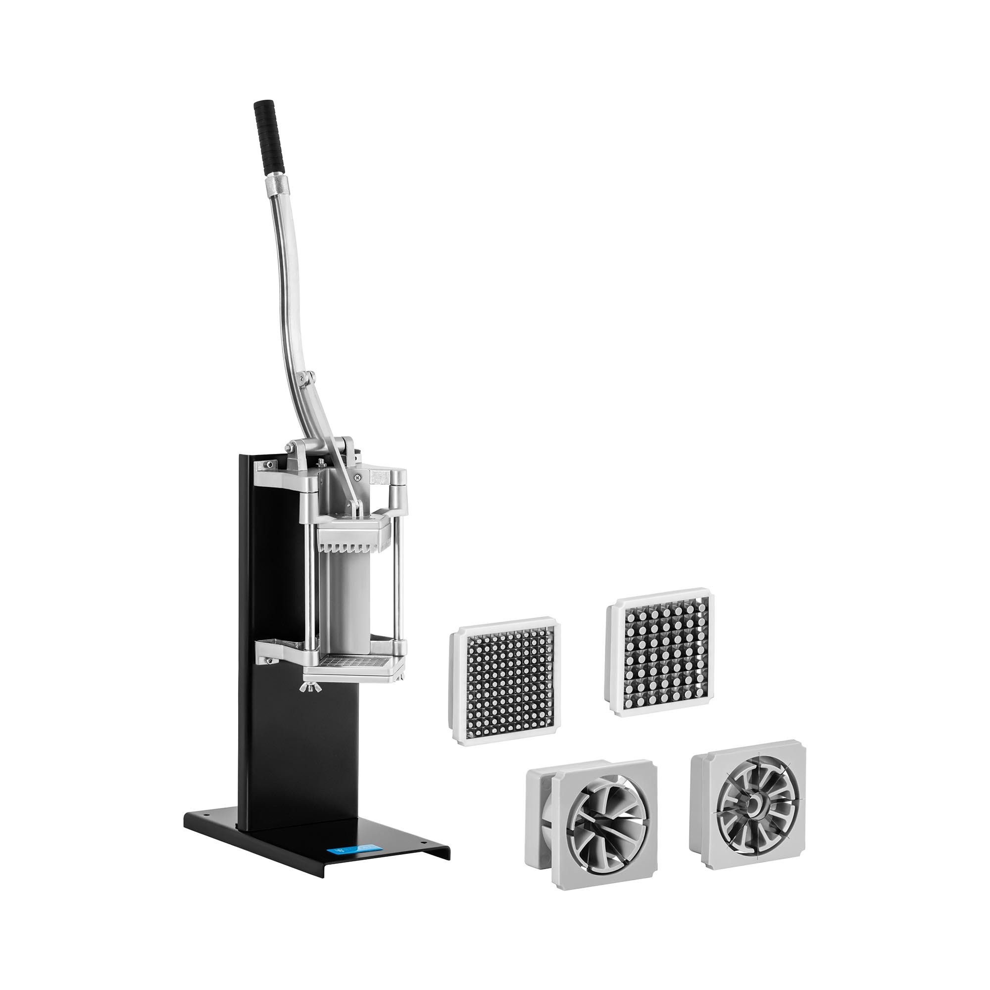 Royal Catering Gemüseschneider Multifunktionsschneider Pommesschneider Obstschneider 5 Messer