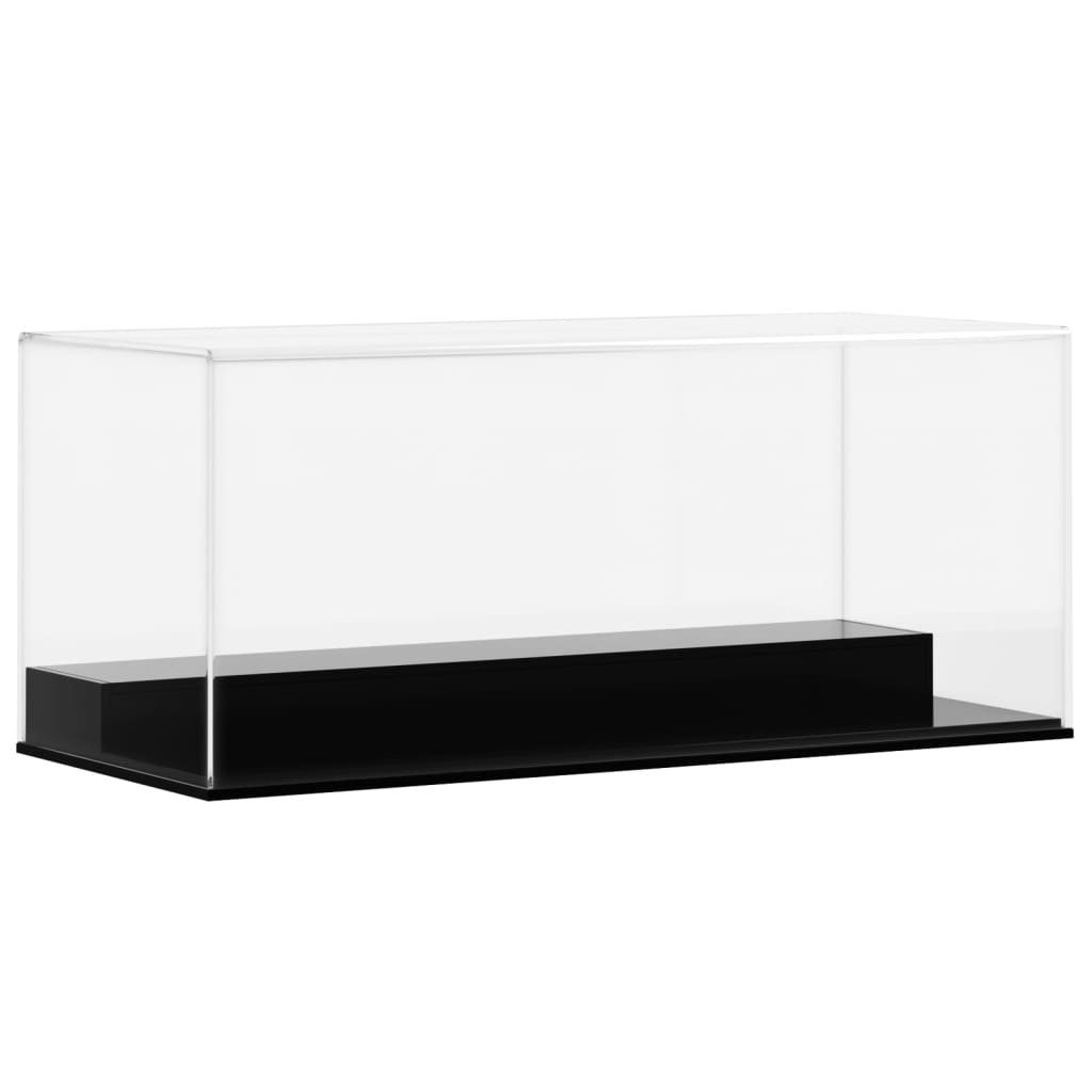 vidaXL Standfuß Vitrine Transparent 19,5x8,5x8,5 cm günstig online kaufen