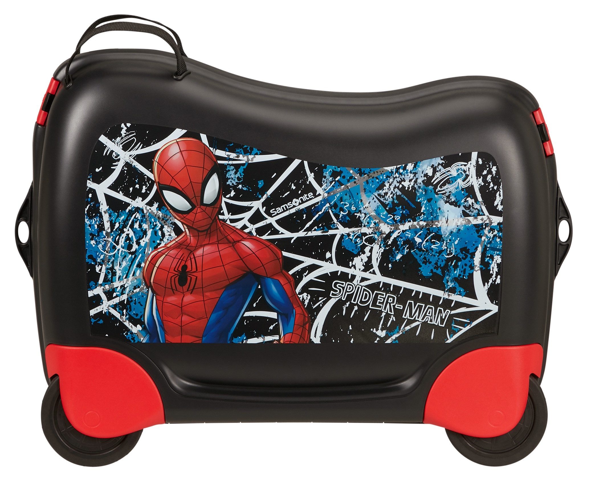 Samsonite Kinderkoffer DREAM2GO MARVEL, Spiderman Mystery, 4 Rollen, mit Haltegurt, Hauptfach mit Kreuzspannbändern, aus Polypropylen