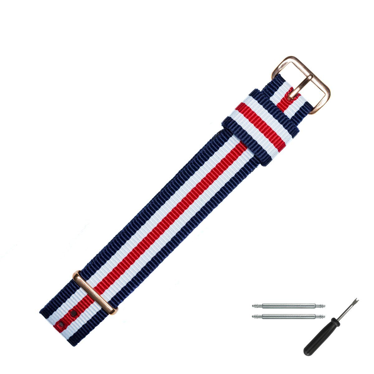 Rot Weiss Blau/Rosegold