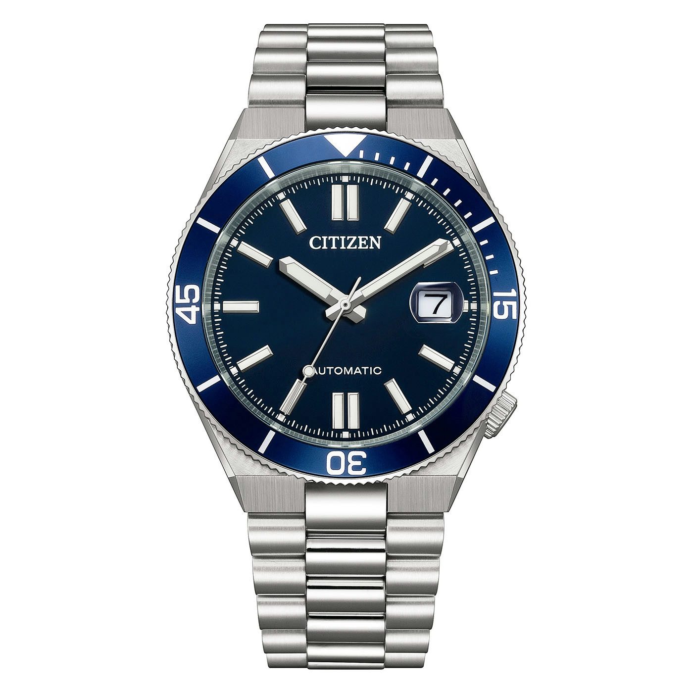 Citizen Automatikuhr Tsuyosa Shore NJ0230-59L, Armbanduhr, Damenuhr, Herrenuhr, Mechanische Uhr, Edelstahlarmband