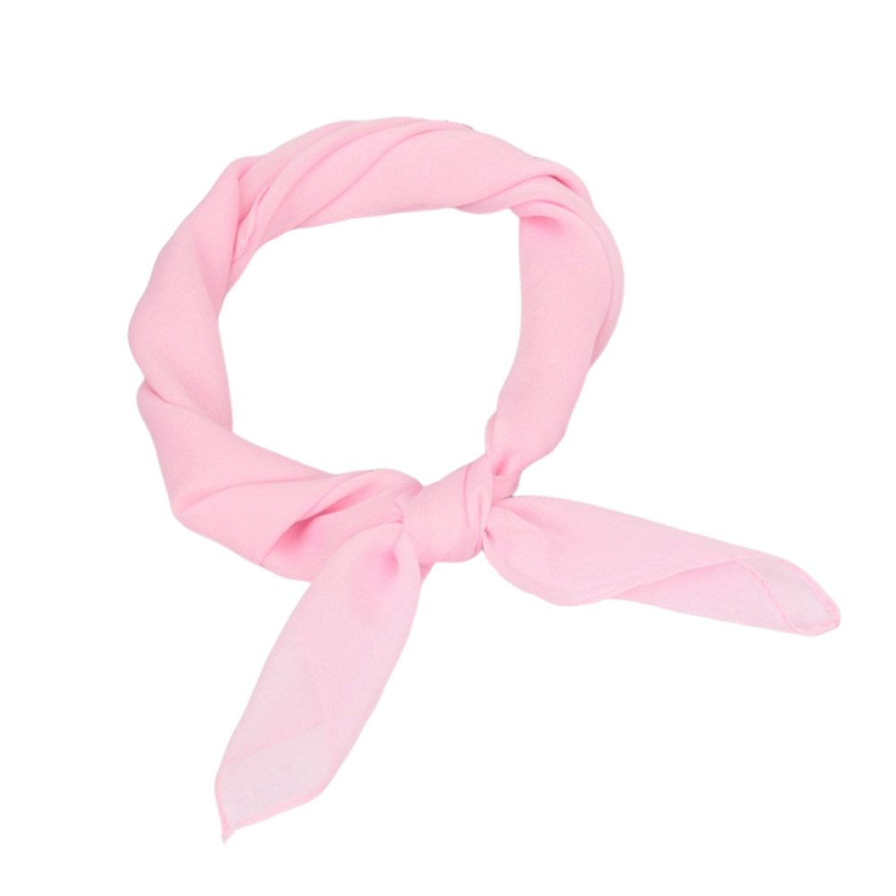 Zaewry Seidentuch Damen Nickituch Chiffon in einfarbig Uni - Leichtes zartes Halstuch, 65 x 65 cm