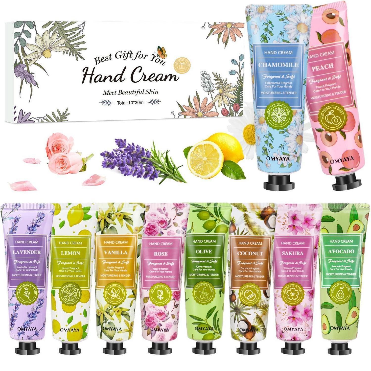 LuxusKollektion Handcreme Mini Handcreme Set 10 Duft Reisegrösse