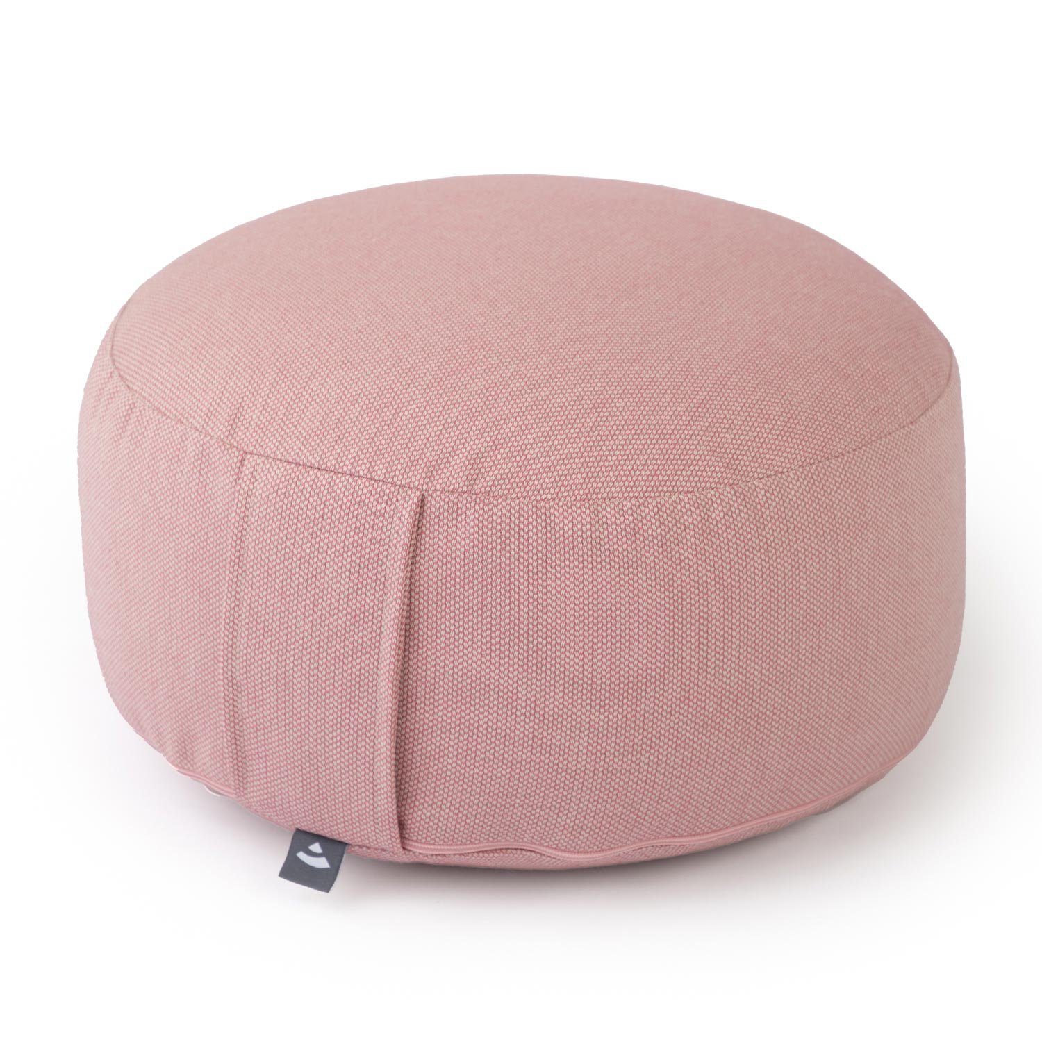 bodhi Meditationskissen RONDO Meditationskissen CLASSIC dobby rosa, Dinkelhülsen