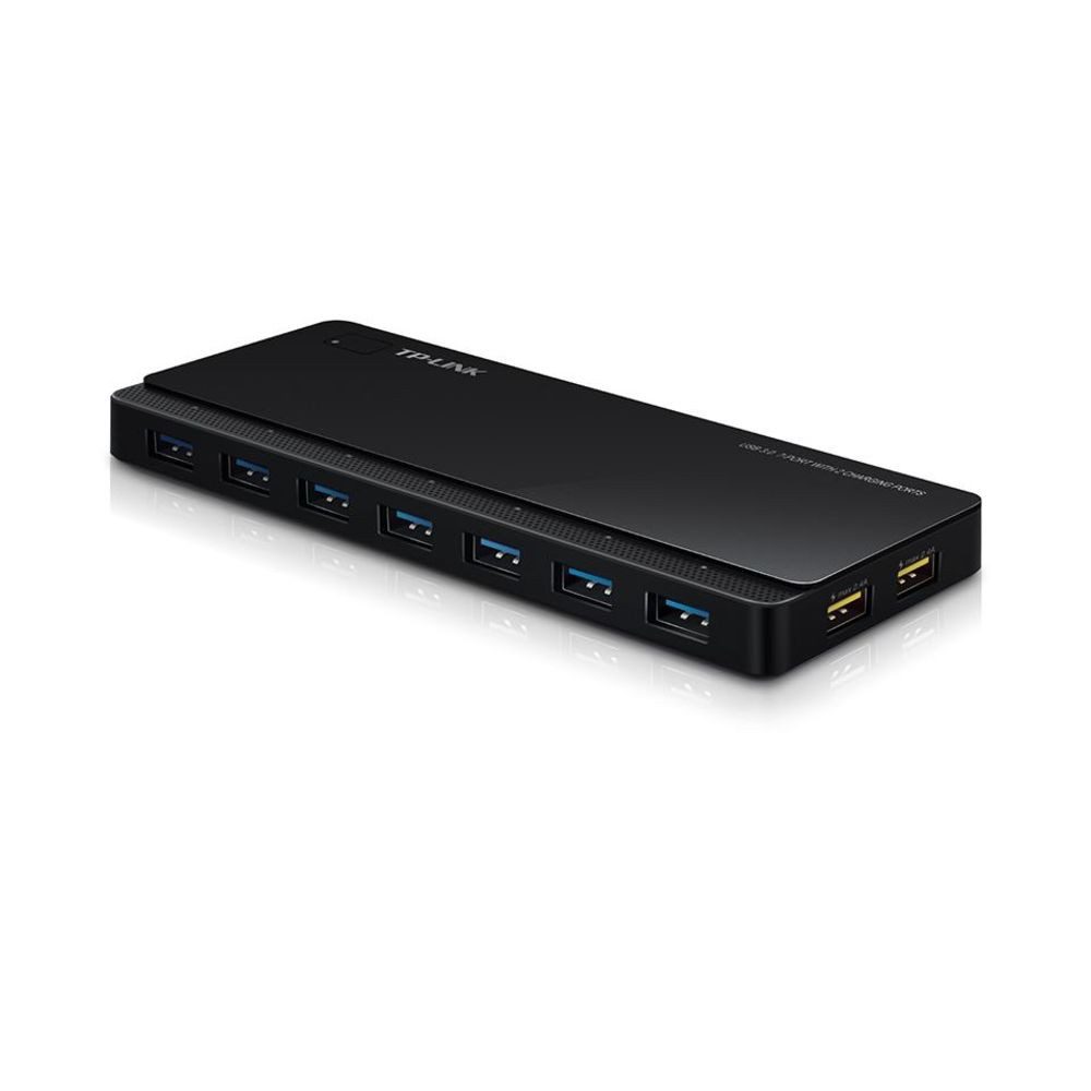 tp-link UH720 USB-Adapter, 7-Port USB 3.0 Hub 2 Ladeports schwarz