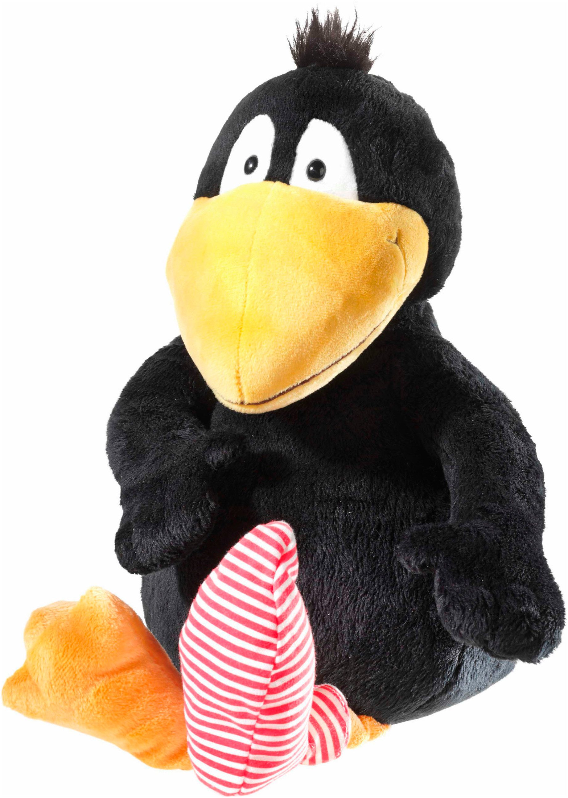 Heunec® Plüschfigur Rabe Socke, 40 cm, enthält recyceltes Material