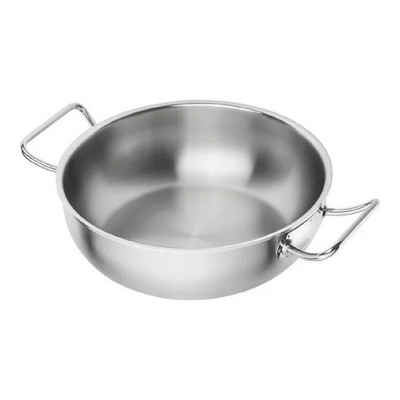 Zwilling Wok ZWILLING Pro Wok 30 cm, 18/10 Edelstahl Geeignet für alle Herdarten, (1-tlg)