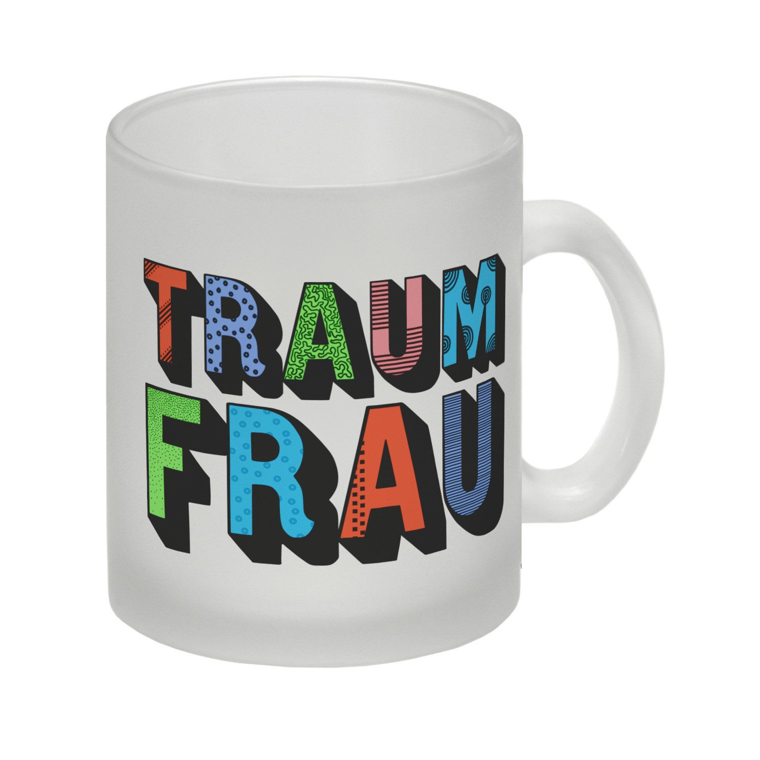 Tasse Traumfrau Glas Tasse