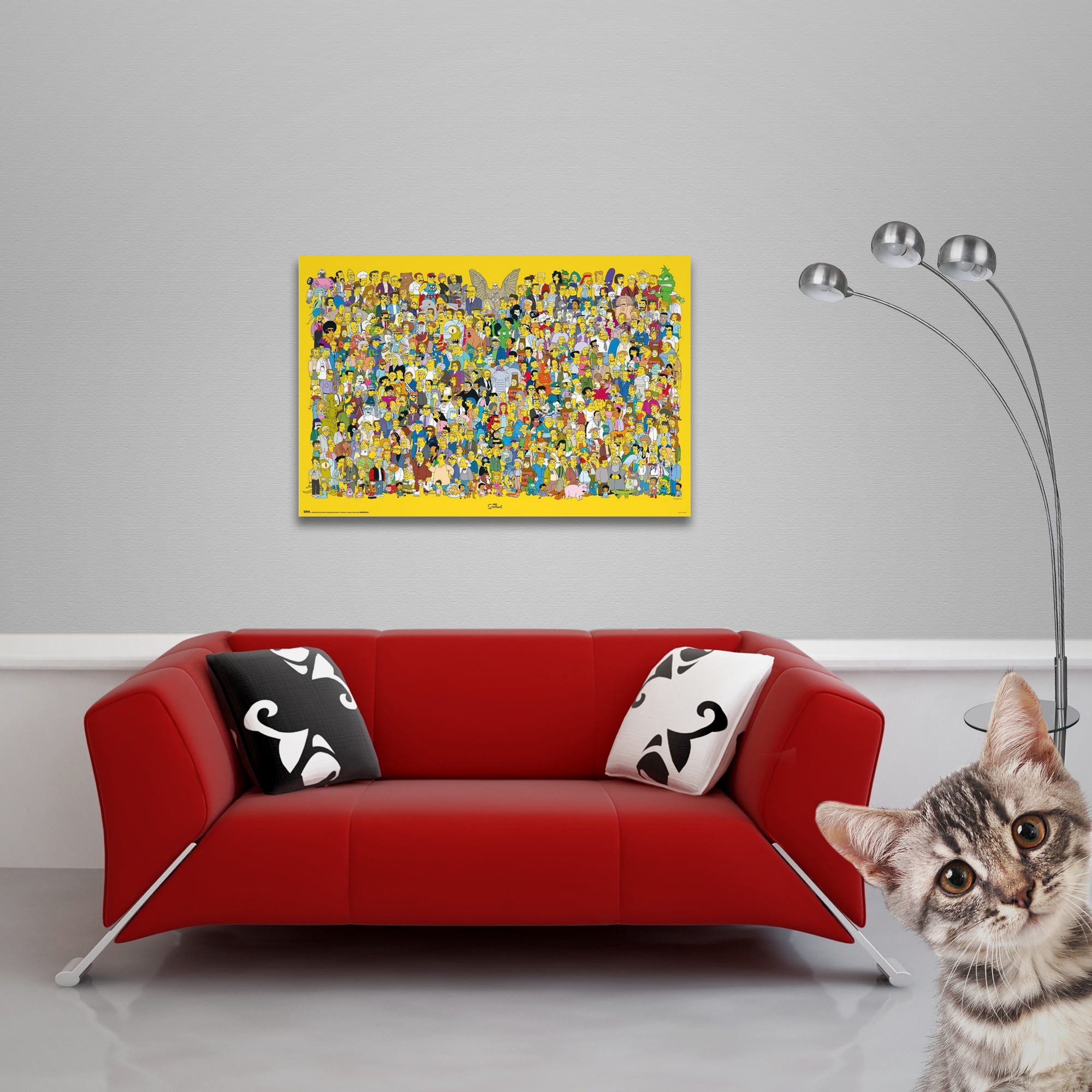 Poster MB 148 - The Simpsons - Full Cast - Poster 61x91,5 cm