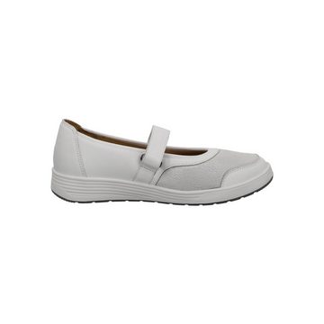 Ganter Klara - Damen Schuhe Slipper Ballerina Leder weiß