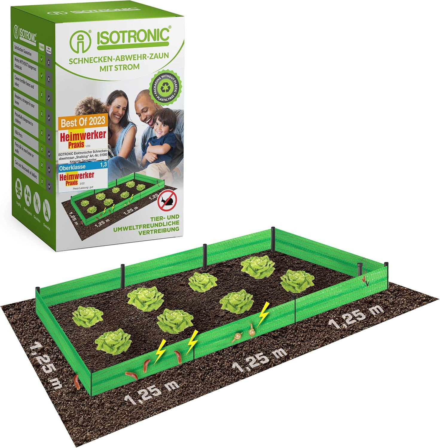 ISOTRONIC Schneckenzaun Isotronic Schneckenzaun, 1-St.