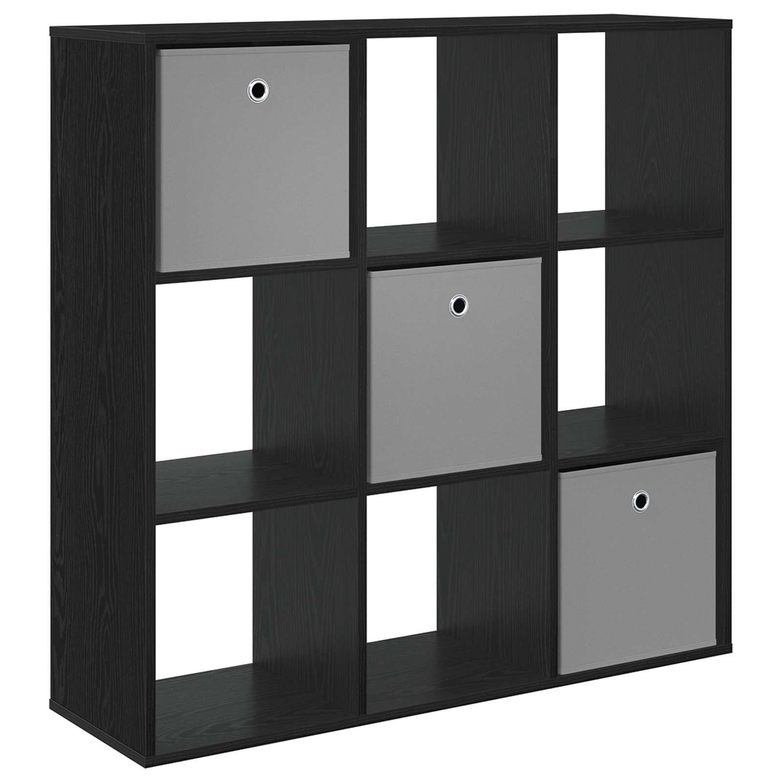 vidaXL Sideboard Sideboard Schwarz Eichen-Optik 102 x 31 x 99,5 cm (1 St)