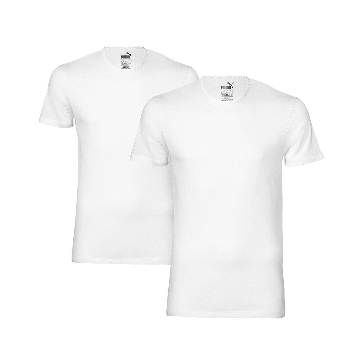 PUMA T-Shirt (2er-Pack) Rundhalsausschnitt, Kurzarm, Regular günstig online kaufen