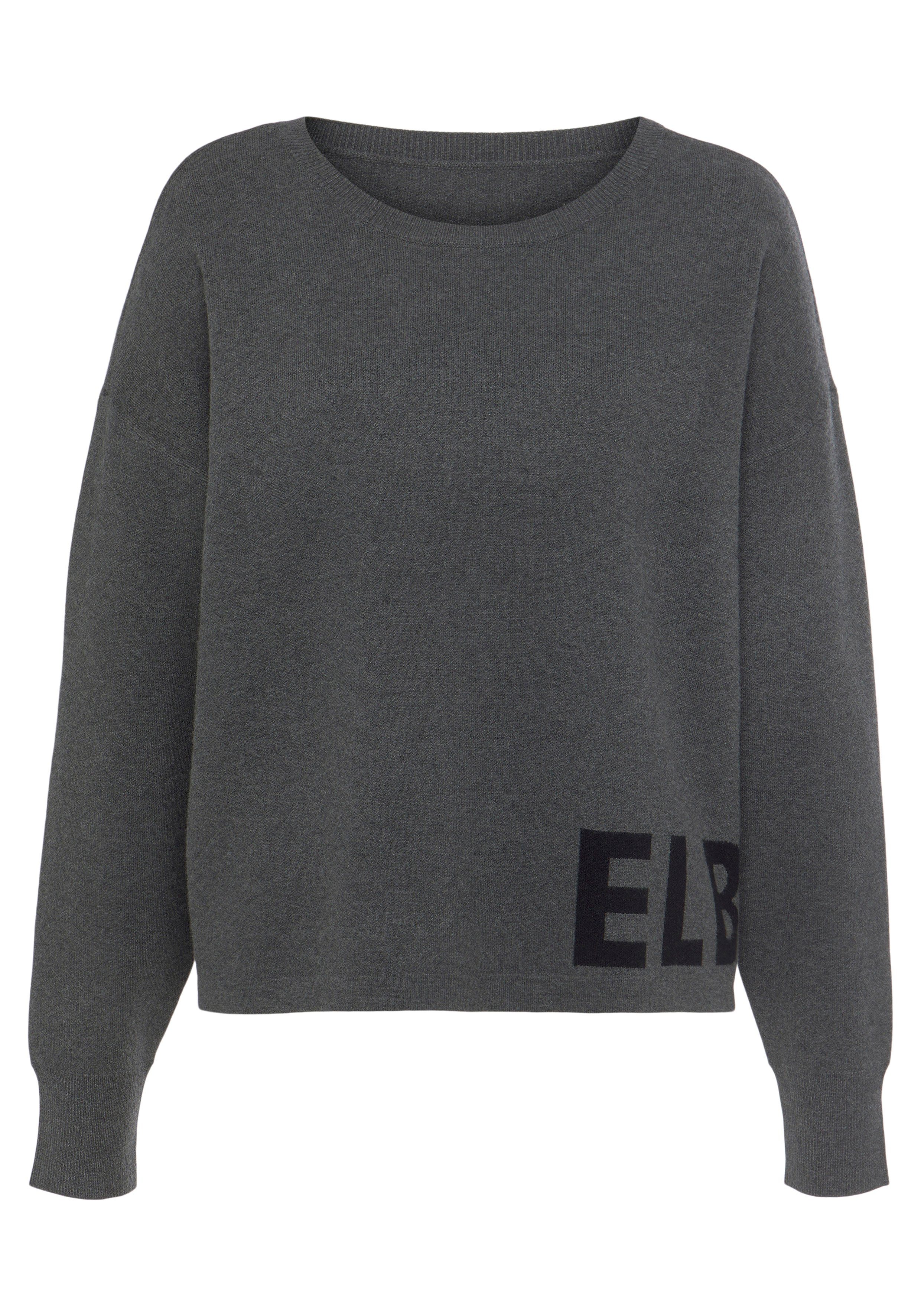 Elbsand Strickpullover aus hochwertigem Strick mit eingestricktem Logo, Loungewear. € 59,99