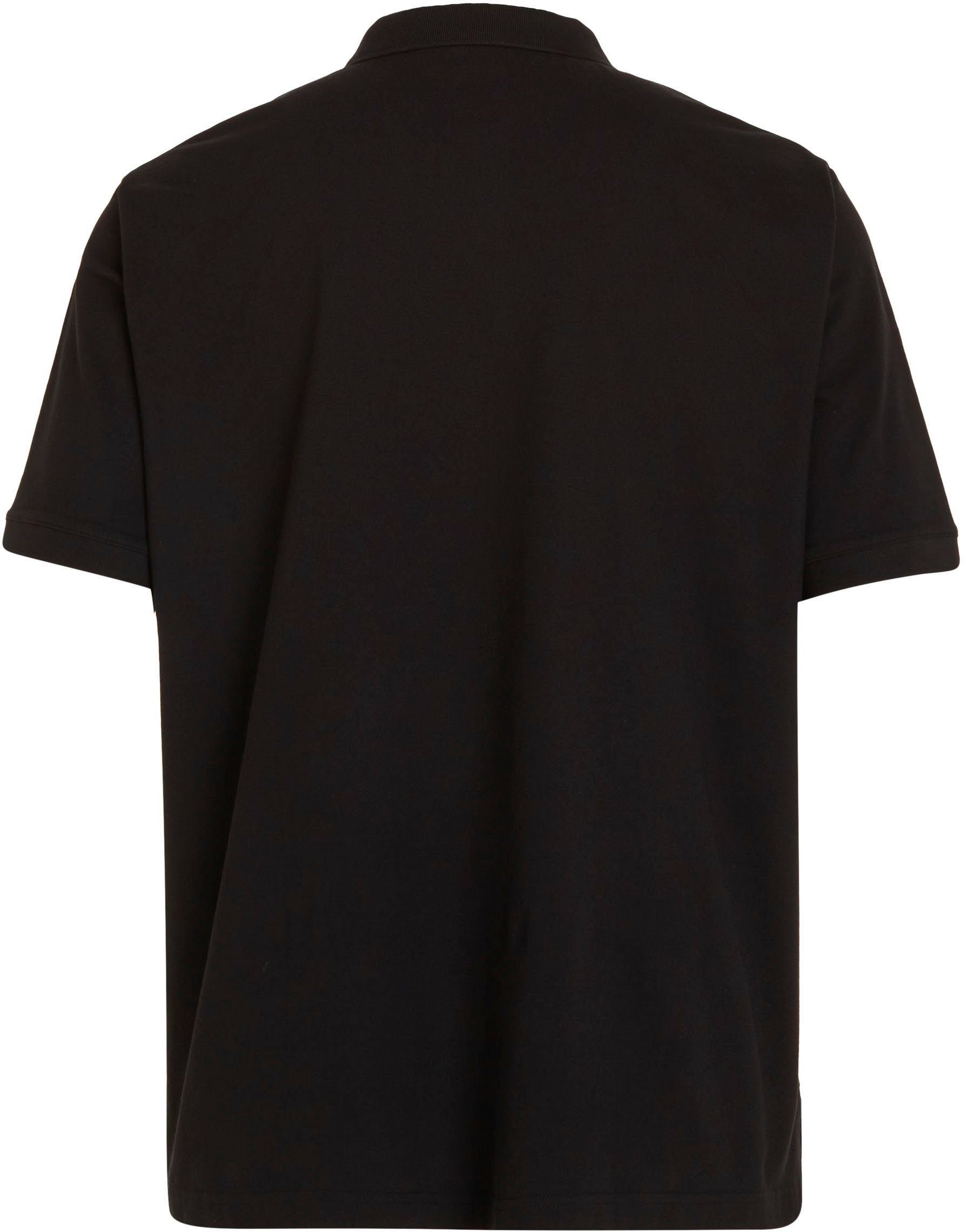 Poloshirt Calvin Polokragen Klein Big&Tall mit schwarz
