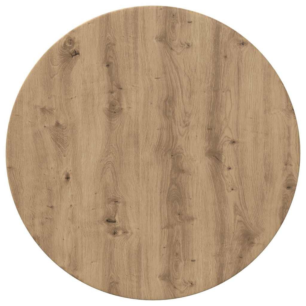vidaXL Tischplatte Tischplatte Ø 60 x 1,5 cm Rund Holzwerkstoff Artisan-Eiche (1 St)