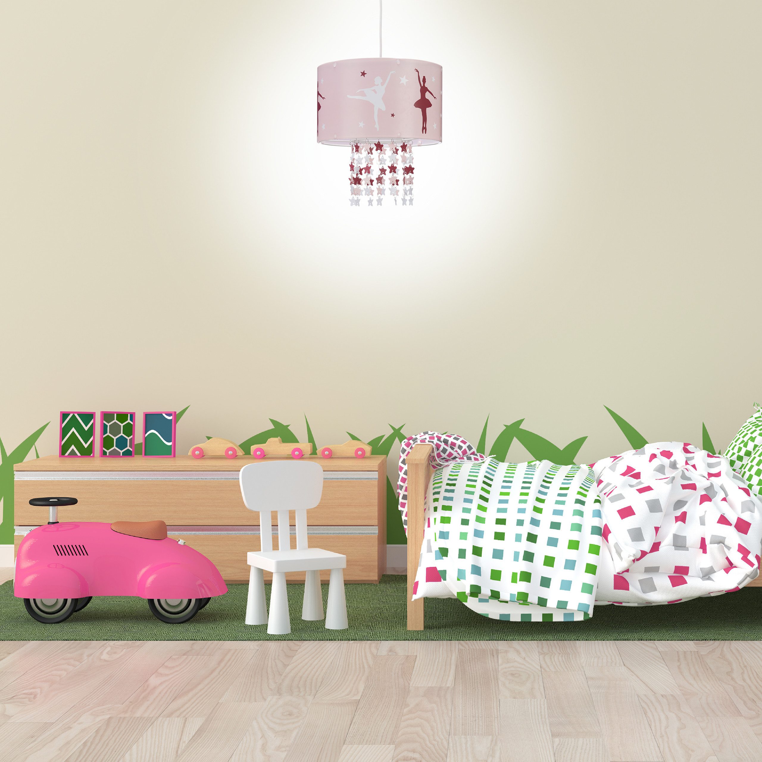 relaxdays Hängeleuchte Hängelampe für Mädchen in günstig online kaufen