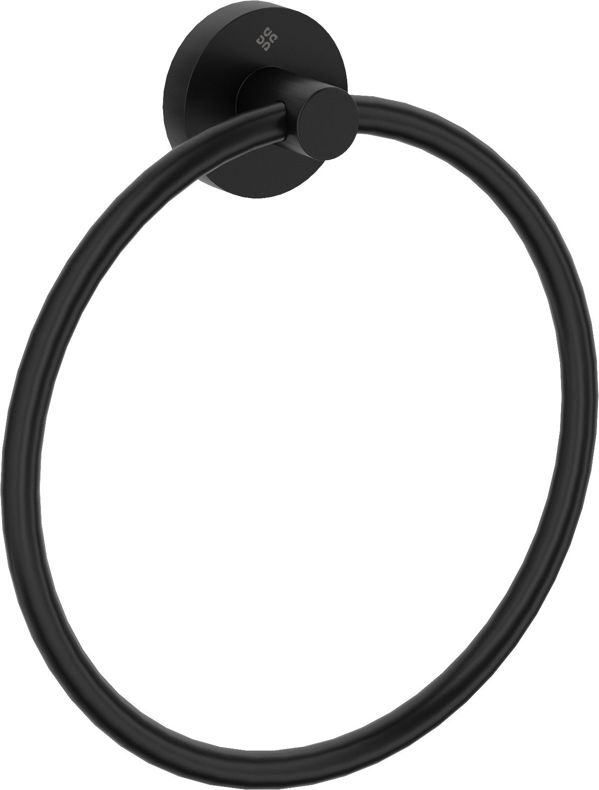 Deante Handtuchhalter Schwarzer Handtuchhalter rund "Jasmin"