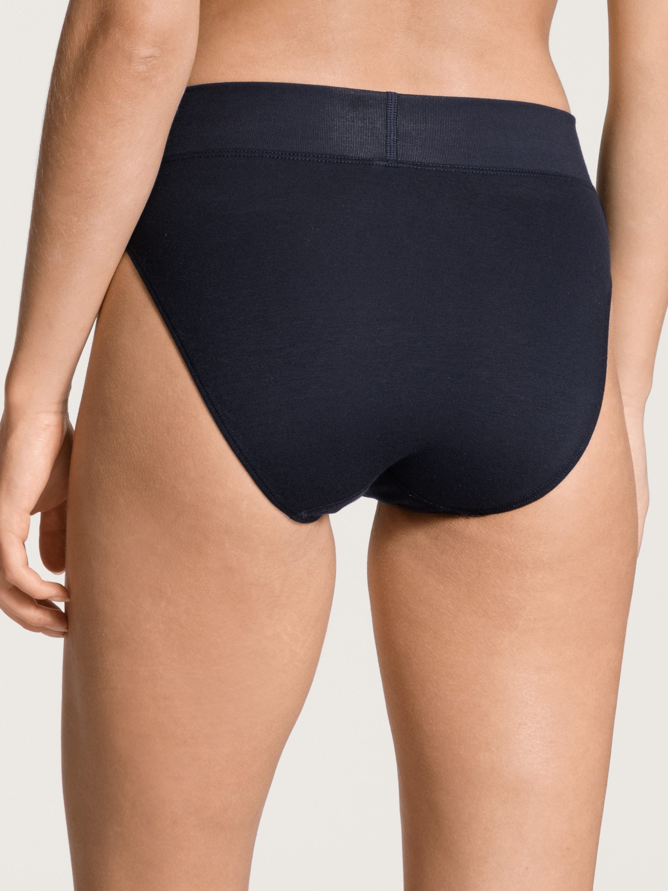 CALIDA High-Waist-Slip Elastic Duopack (2er Pack) breiter Softbund, elastisch, atmungsaktiv, weich – Bild 3 von 5