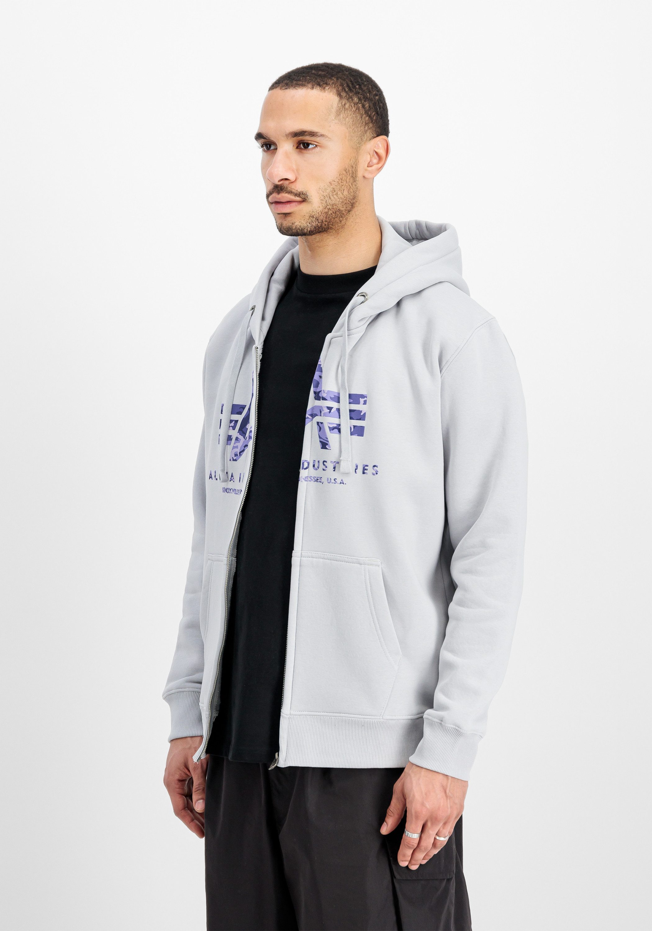 Alpha Industries Hoodie Basic Zip Hoodie PP Camo