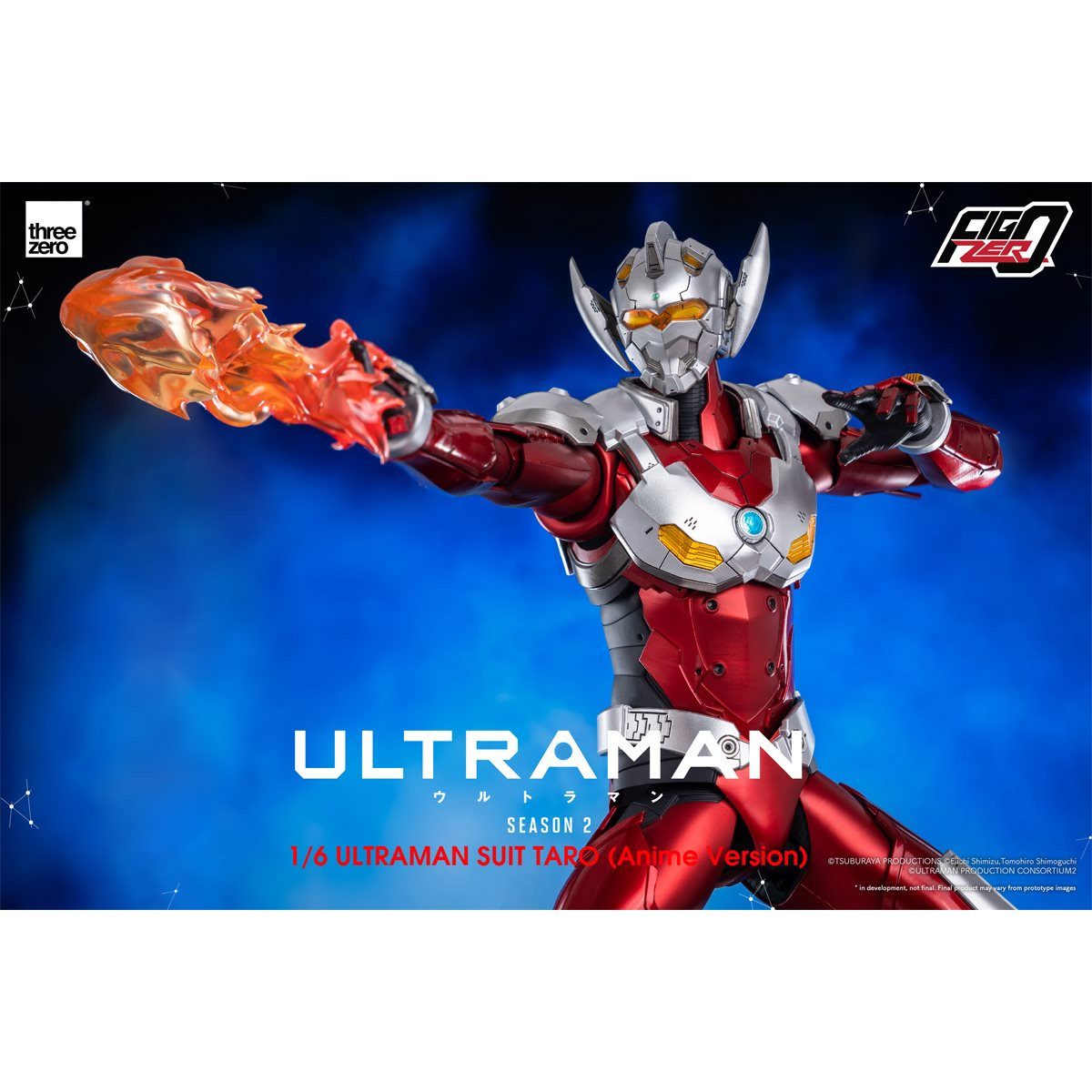 ThreeZero Actionfigur Ultraman FigZero 1/6 Ultraman Suit Taro Anime Version 31 cm Actionfigu