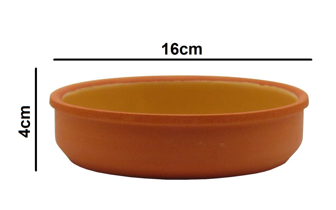 steinwohn Tapas-Schale Keramik Set Ø16 & Ø20 cm – 5 Farben, Mediterran, Spülmaschinengeeignet, Ofenfest, Mikrowellengeeignet