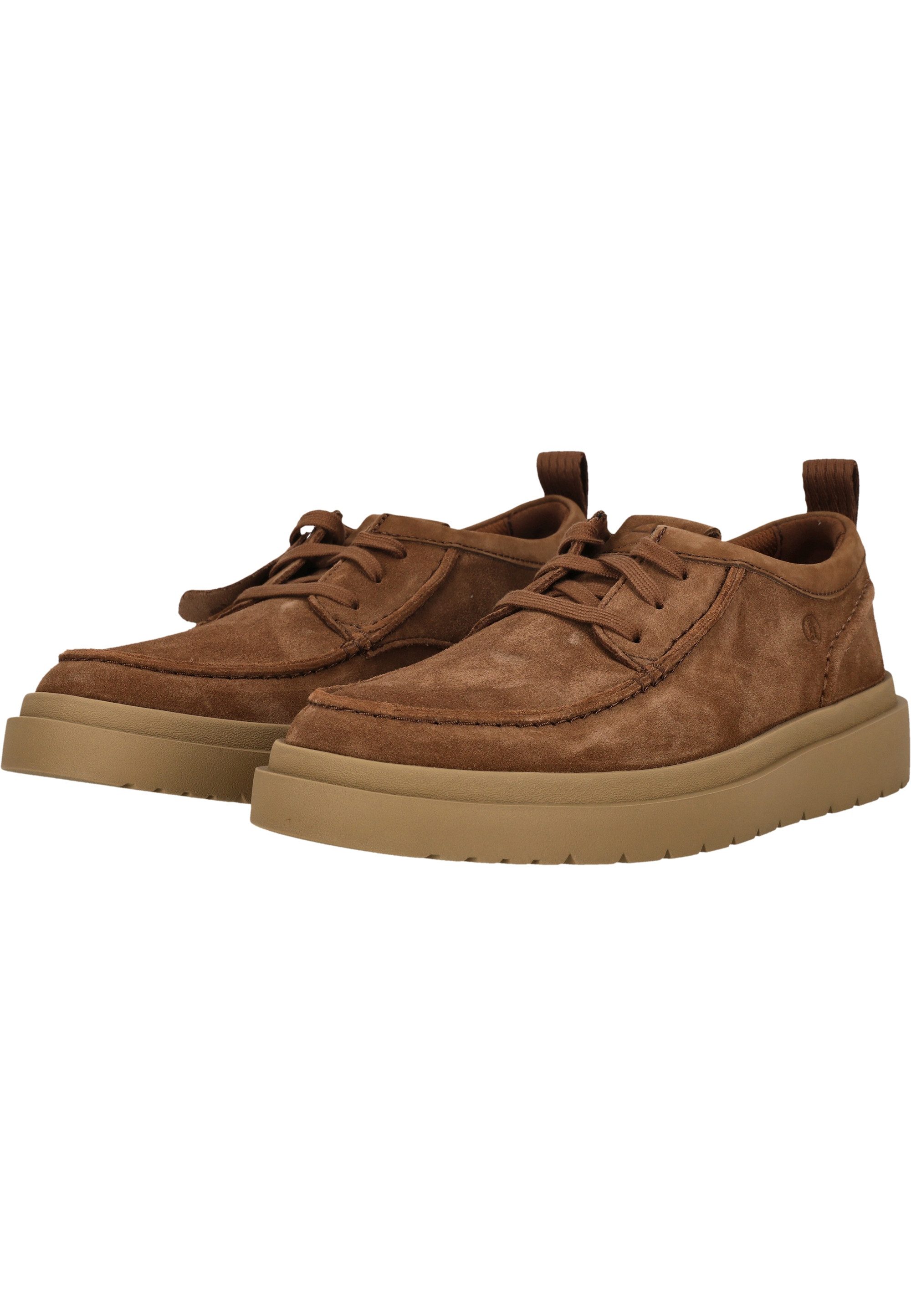 Clarks Polden Moc Schnürschuh mit markanter Sohle