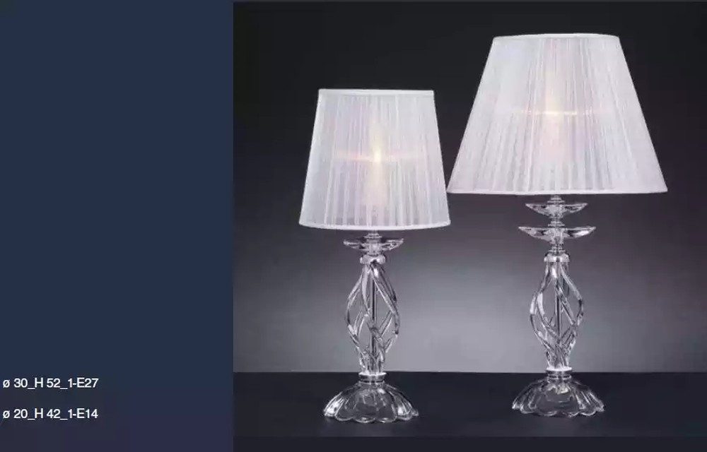 JVmoebel Tischleuchte Antike Kristallleuchte im eleganten Stil, Leuchtmittel wechselbar, Made in Europa