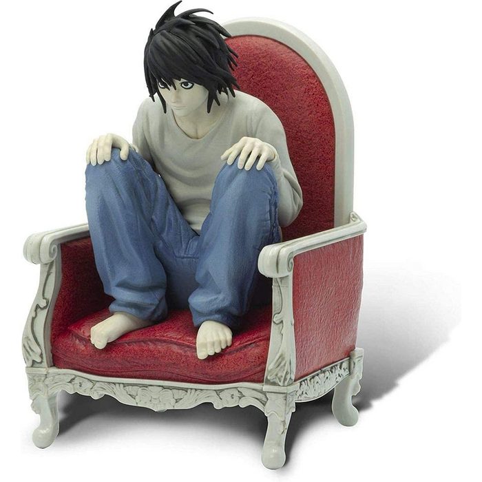 ABYstyle Merchandise-Figur Death Note Figur von L auf dem Sessel Super Figure Collection 15 (Figur mit Sessel) L Figur aus Death Note mit Sessel