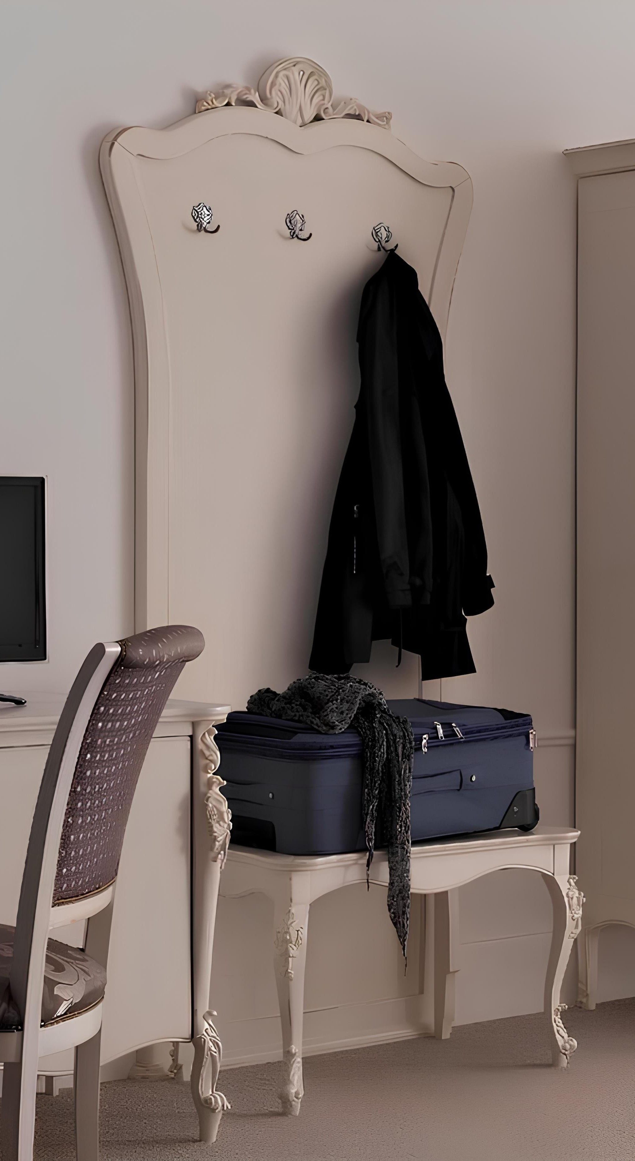 Xlmoebel Garderobenständer Wandgarderobe mit gepolsterten Haken und modernem Design, (1 St., Garderobenstaender), Hergestellt in Europa