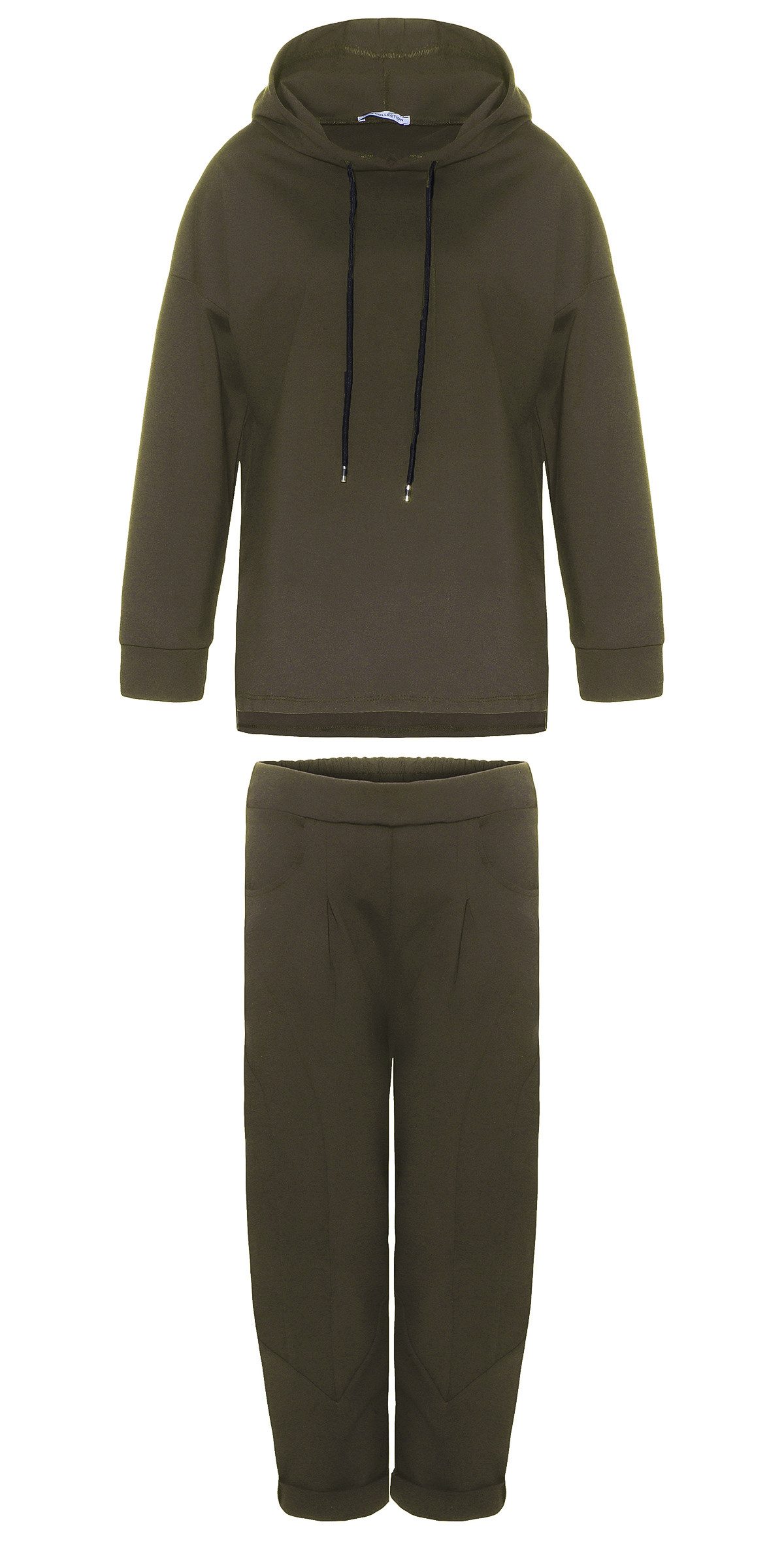 simaranda Jogginganzug Damen Jogginganzug 7036 36-42 Oliv (Set) günstig online kaufen