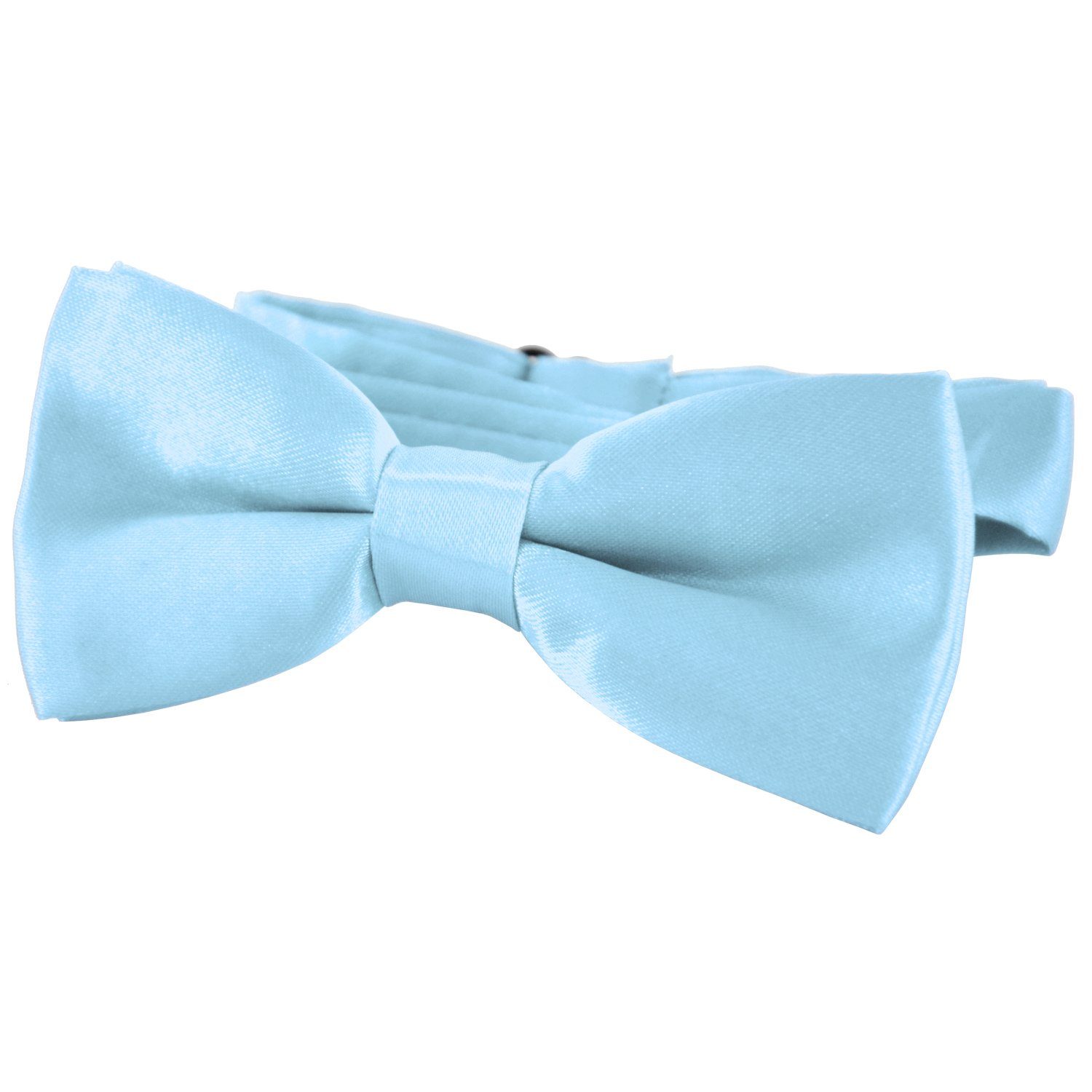 DonDon Kinderfliege DonDon Edle Kinder Jungen Fliege gebunden glänzend in Seiden Look (Packung, 1-St) bereits gebunden, verstellbar, Seidenlook