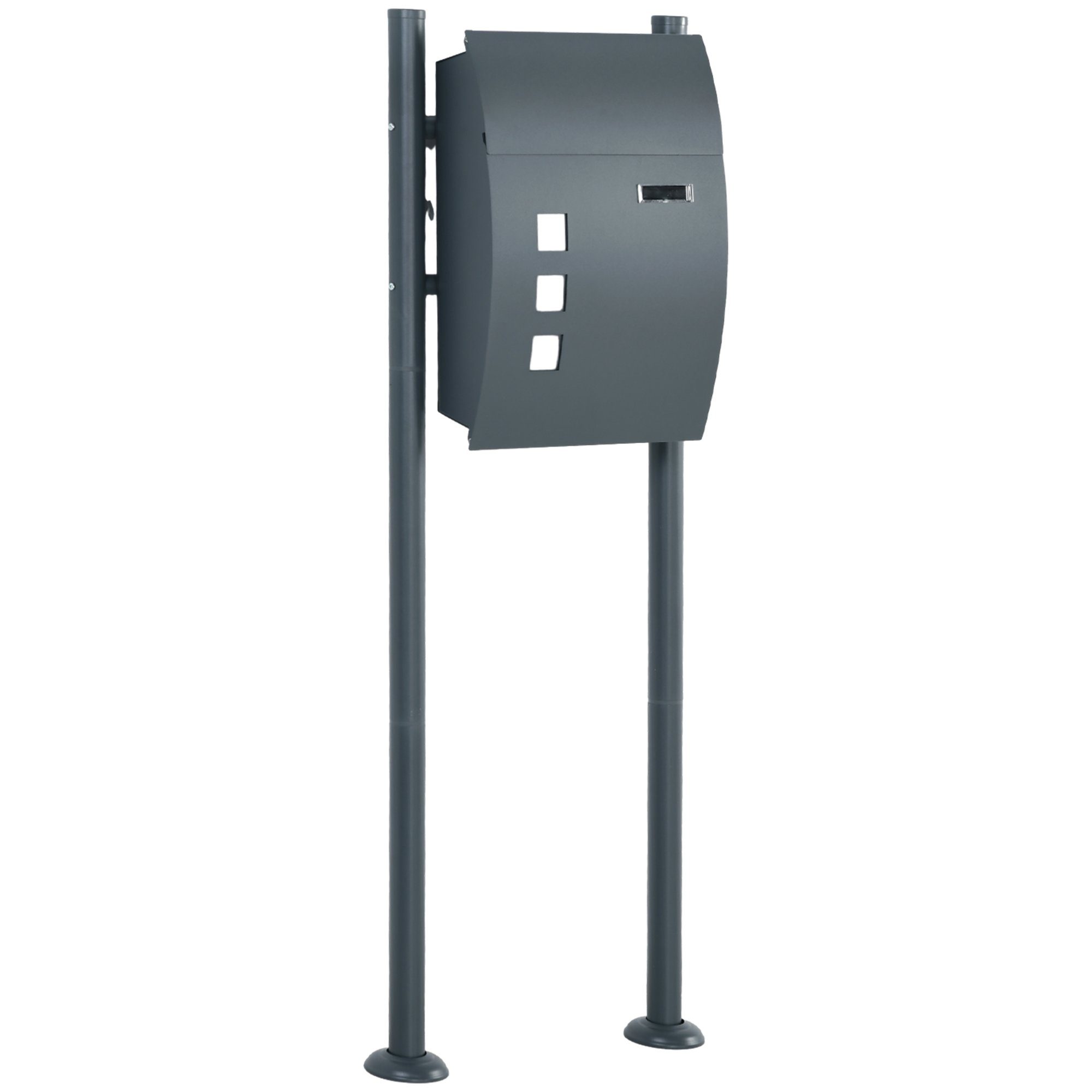 HOMCOM Briefkasten Abschließbar, Postfach, Schließfach (Mailbox, 1-St., Pos günstig online kaufen