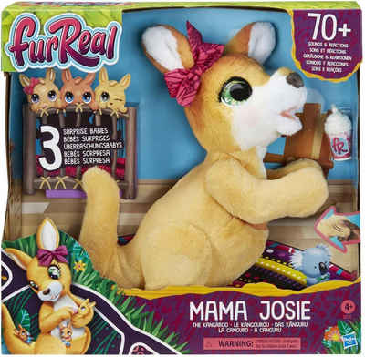 Hasbro Plüschfigur Hasbro E67245L0 - furReal Mama Josie, das Känguru