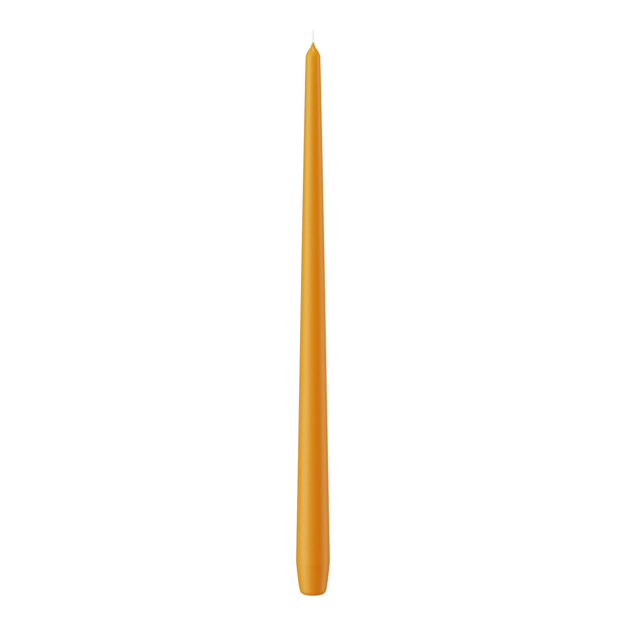 Wiedemann Kerzen Spitzkerze Spitzkerzen durchgefärbt Natur 400 x Ø 25 mm, 6 Stück