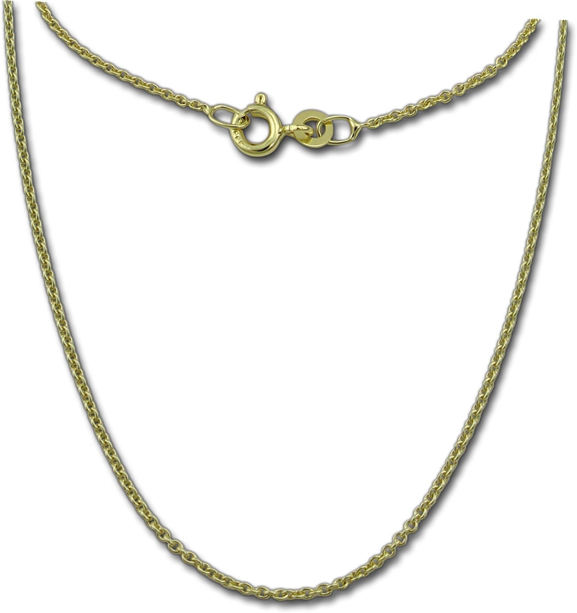 GoldDream Goldkette GoldDream Collier Halskette 8K Gold (Collier), Damen Colliers Halskette 34cm, 333 Gelbgold - 8 Karat Echtgold, 333er