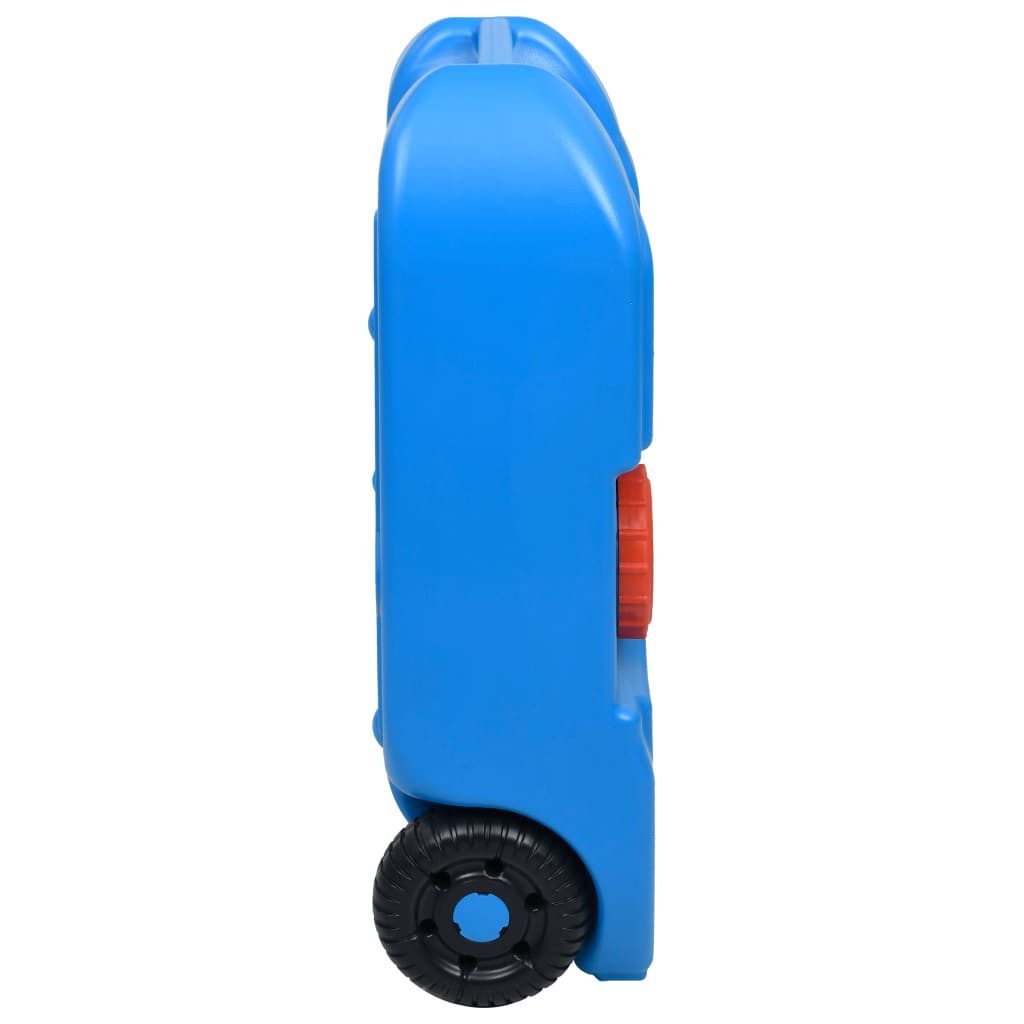 vidaXL Wassertank Camping-Wassertank mit Rollen 40 L Blau