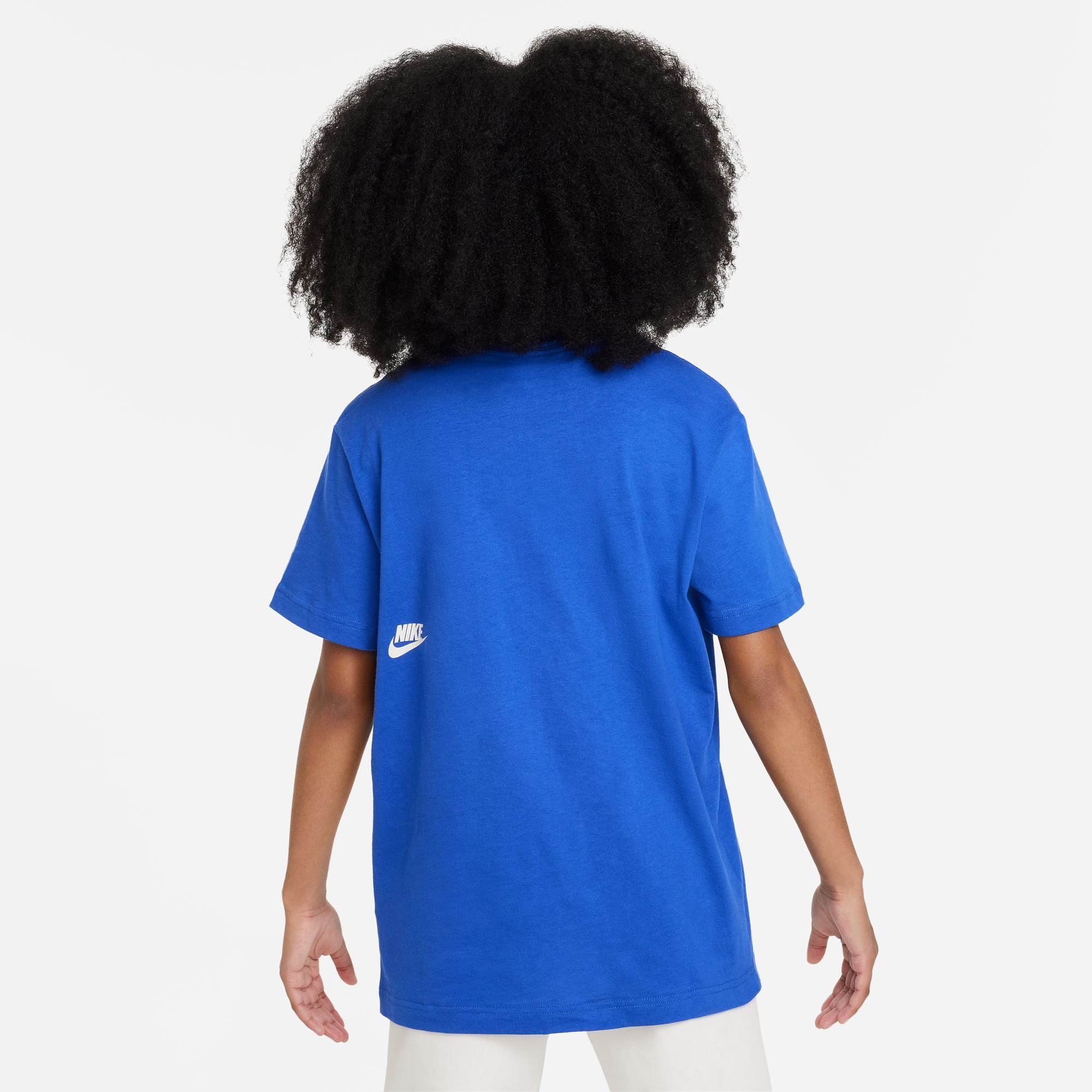 Nike Sportswear T-Shirt G NSW für TEE GAME Kinder BF PRNT - SW ROYAL