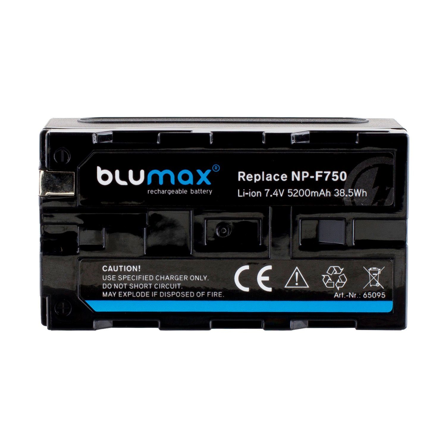 Blumax Akku passend für Sony NP-F750 5200 mAh (7,2V) Kamera-Akku