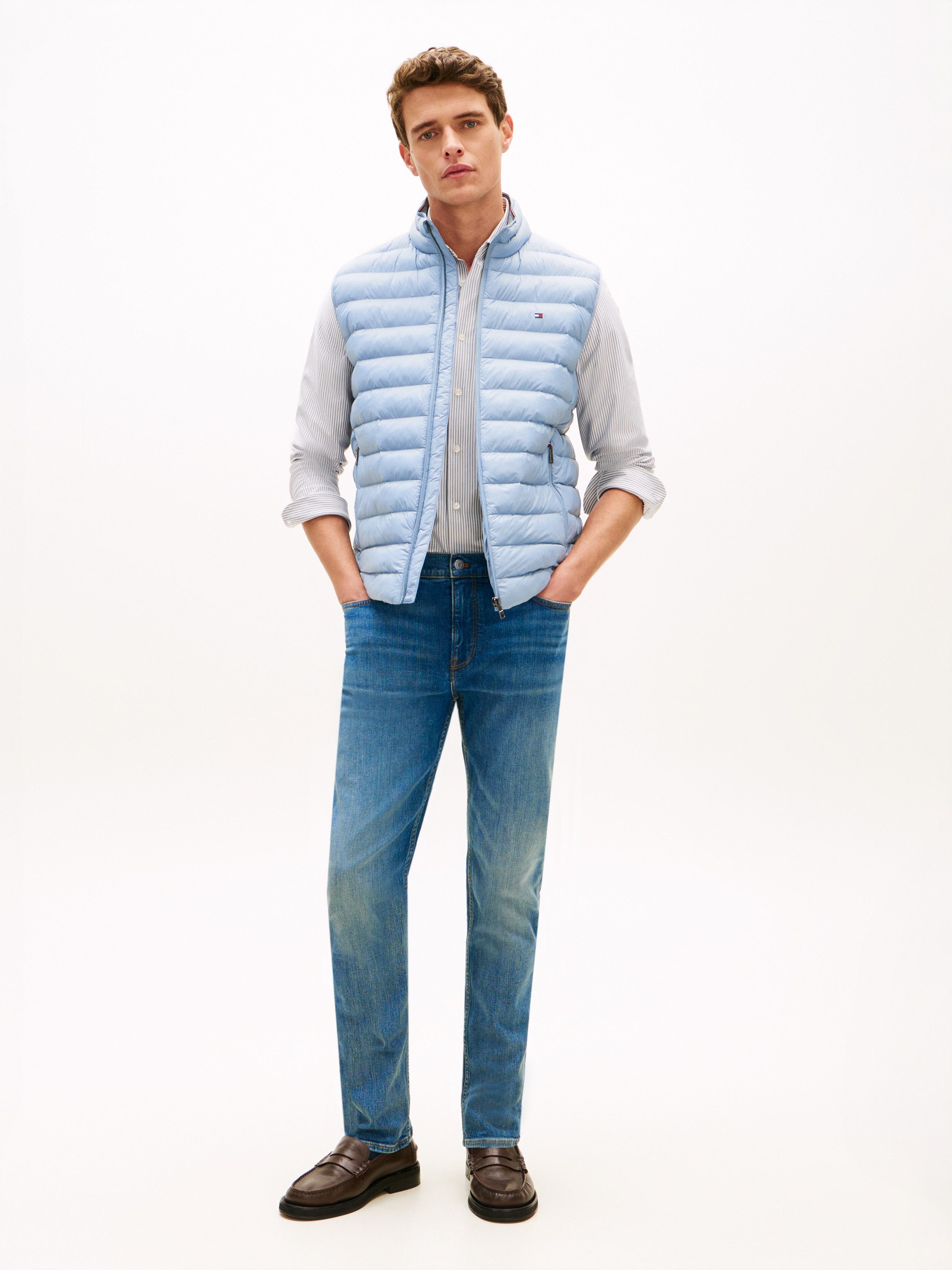 Tommy Hilfiger Steppweste PACKABLE RECYCLED VEST mit Logostickerei