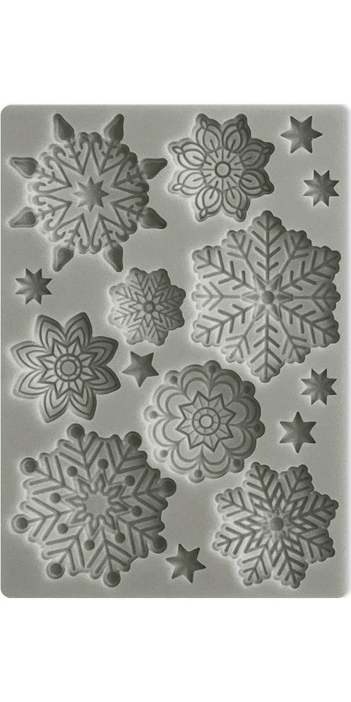 Stamperia Modellierwerkzeug Snowflakes, 14,8 cm x 10,5 cm