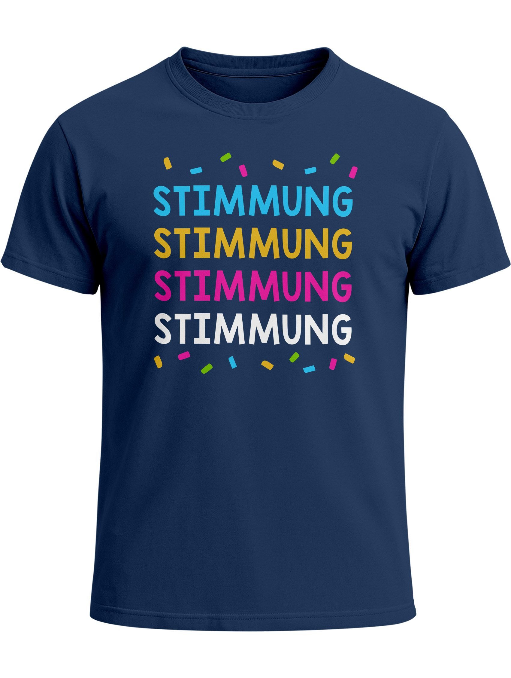 Print-Shirt Herren T-Shirt Fasching Karneval - Stimmung -Kostüm-Ersatz