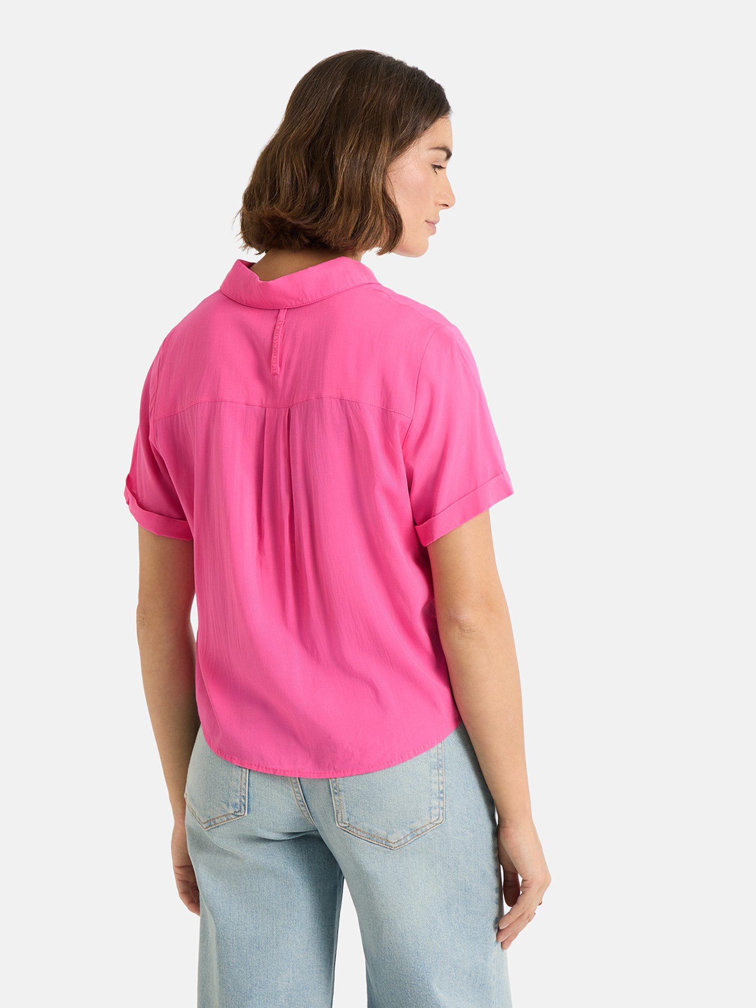 Lieblingsstück Hemdbluse RulaEP mit Umschlagsaum an den Ärmeln, lockerer Fit
