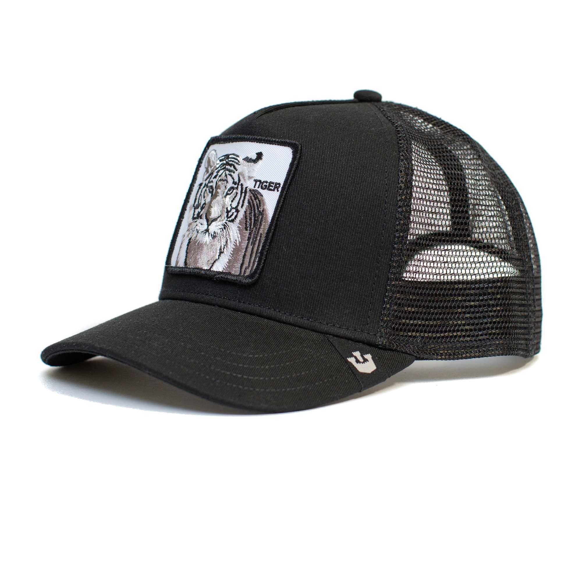 Size Tiger black Trucker Frontpatch, White Baseball Bros. Unisex GOORIN Cap Cap - Kappe, The One