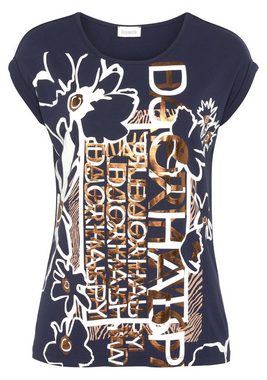 Boysen's Rundhalsshirt mit großem Frontdruck mit bronzefarbenden Elementen - NEUE KOLLEKTION