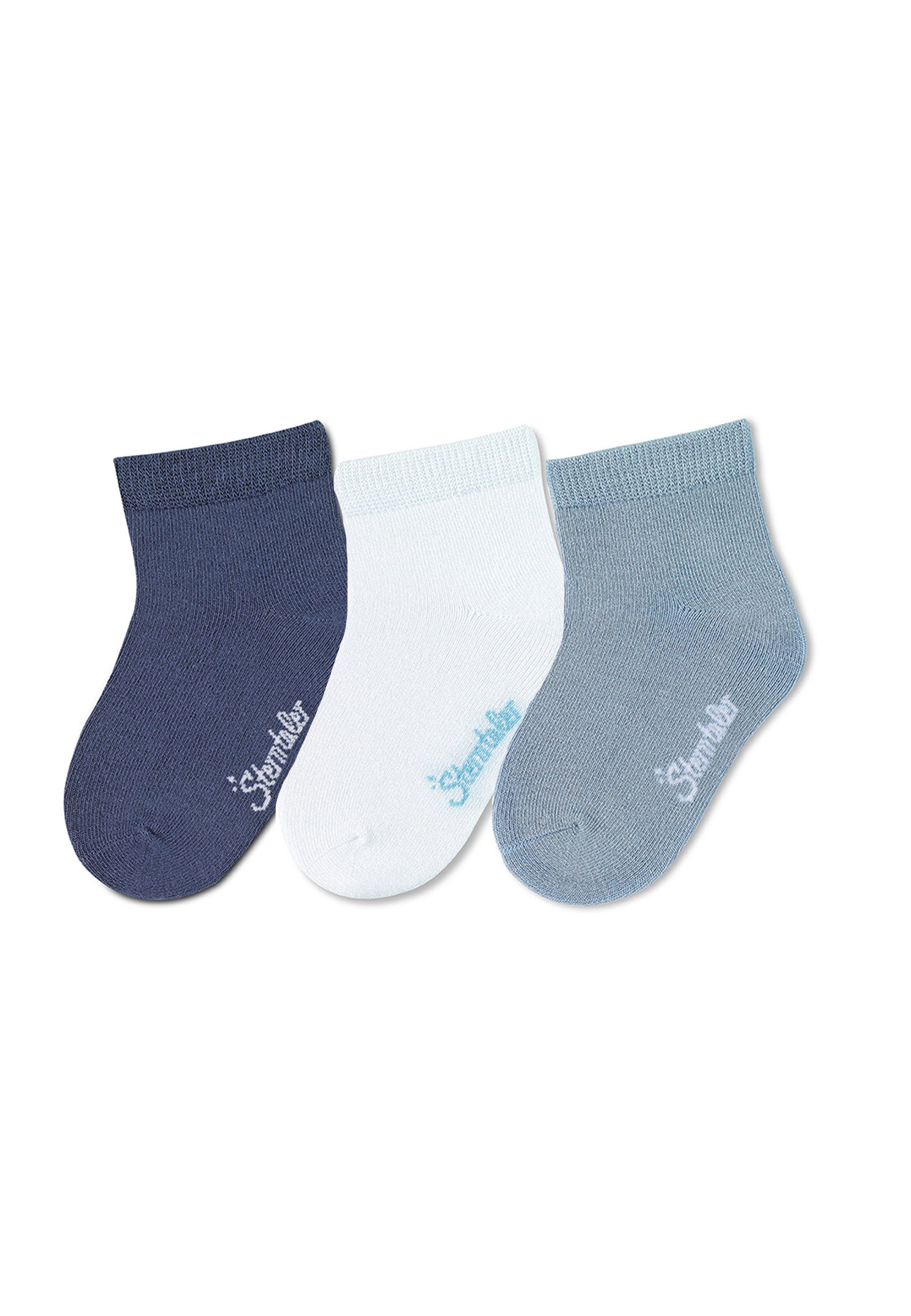 Sterntaler® Sneakersocken Sneaker-Söckchen uni, 3er-Pack (3-Paar) günstig online kaufen