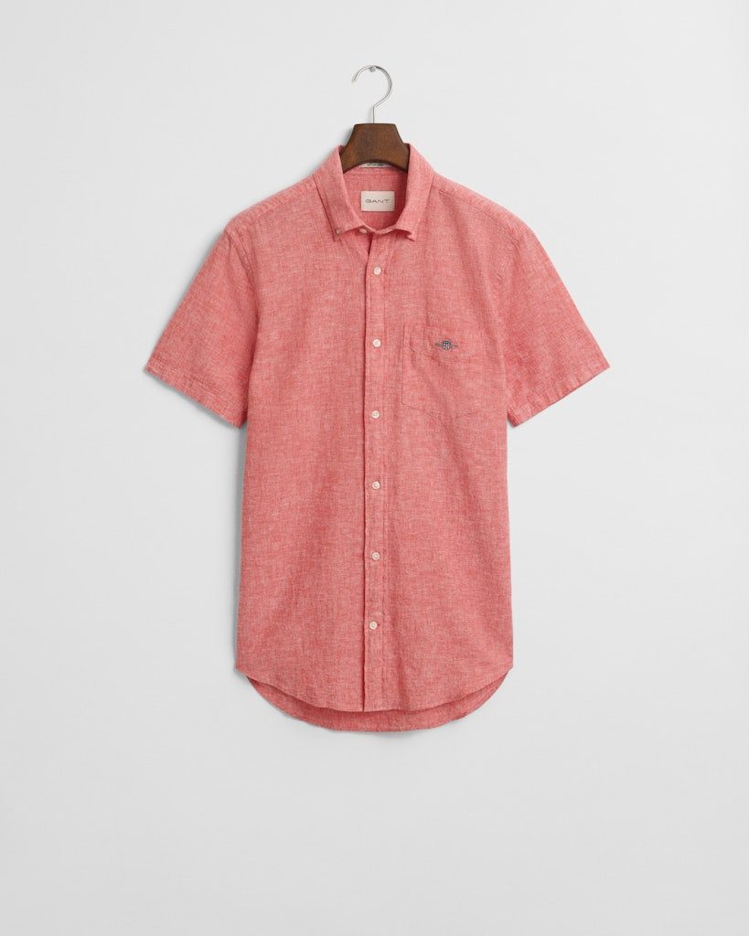 Blusenshirt REG COTTON LINEN SS SHIRT